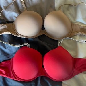 Victoria’s Secret push up bras, 36DD